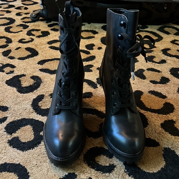 Kelsi Dagger Breda Combat Boots - Picture 2 of 6